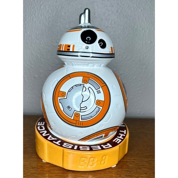 STAR WARS BB-8 DROID ROBOT CERAMIC COIN BANK - Picture 1 of 8